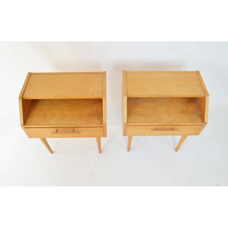 Pair of vintage bedside tables, 1970s