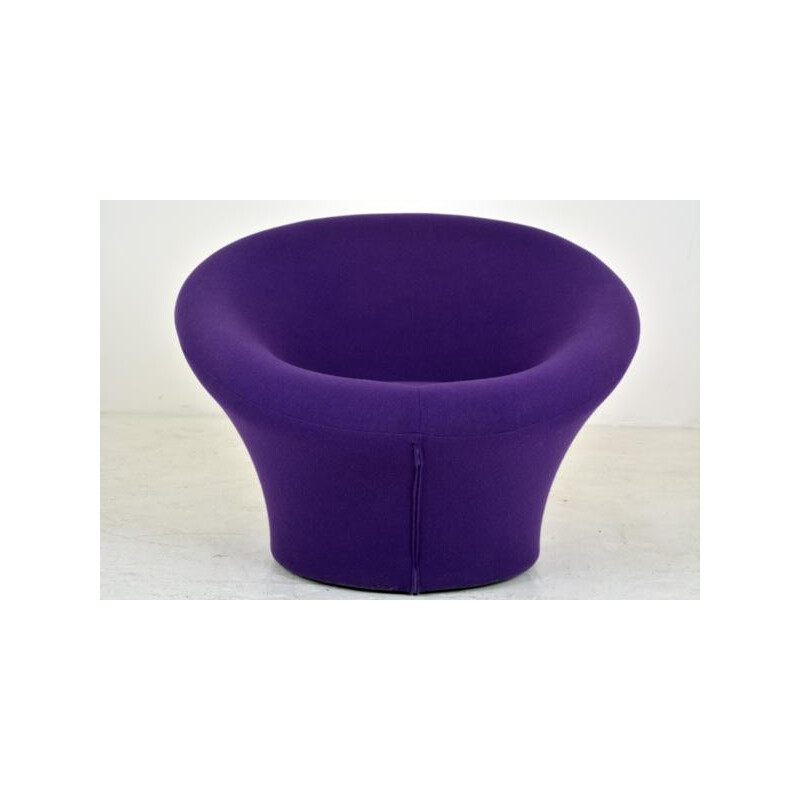 Artifort "Mushroom" armchair in purple, Pierre PAULIN - 1980s