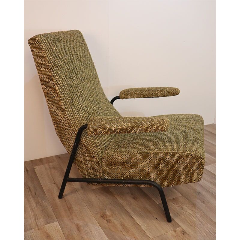 Vintage armchair by Guy Besnard, 1950s