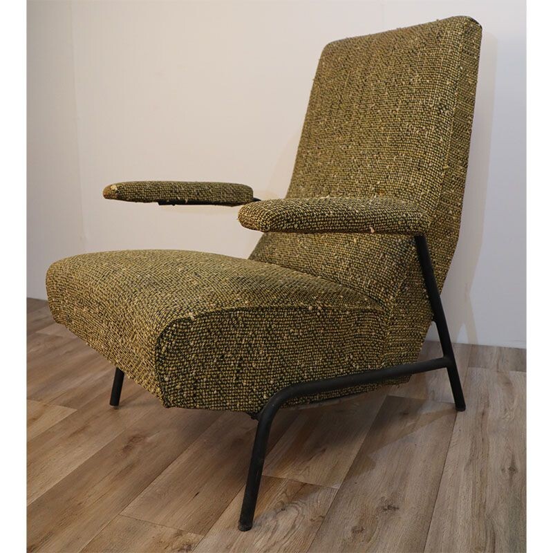 Vintage armchair by Guy Besnard, 1950s