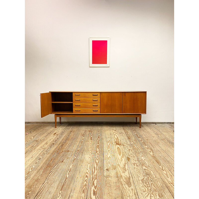 Vintage Sideboard aus Teakholz, Dänemark 1950