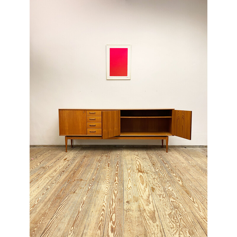 Vintage Sideboard aus Teakholz, Dänemark 1950