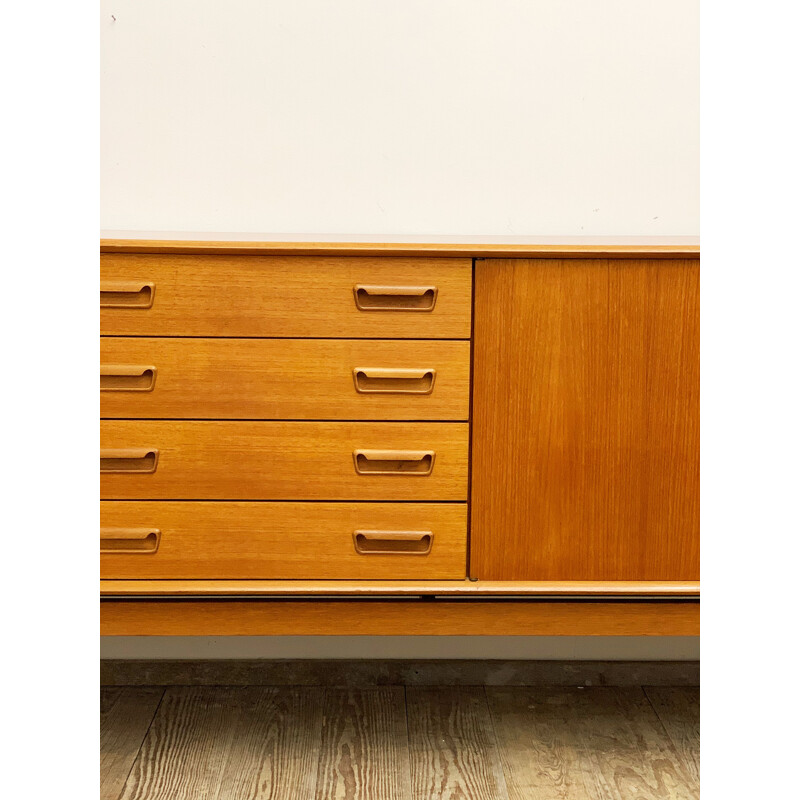 Vintage Sideboard aus Teakholz, Dänemark 1950