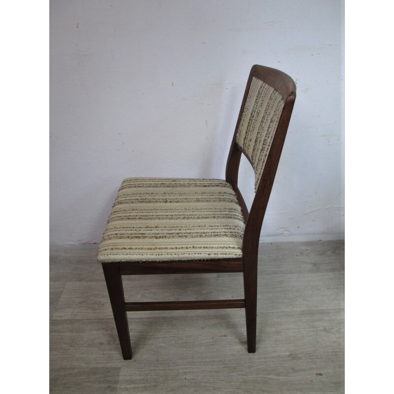 4 Vintage-Stühle aus Teakholz, Schweden 1970