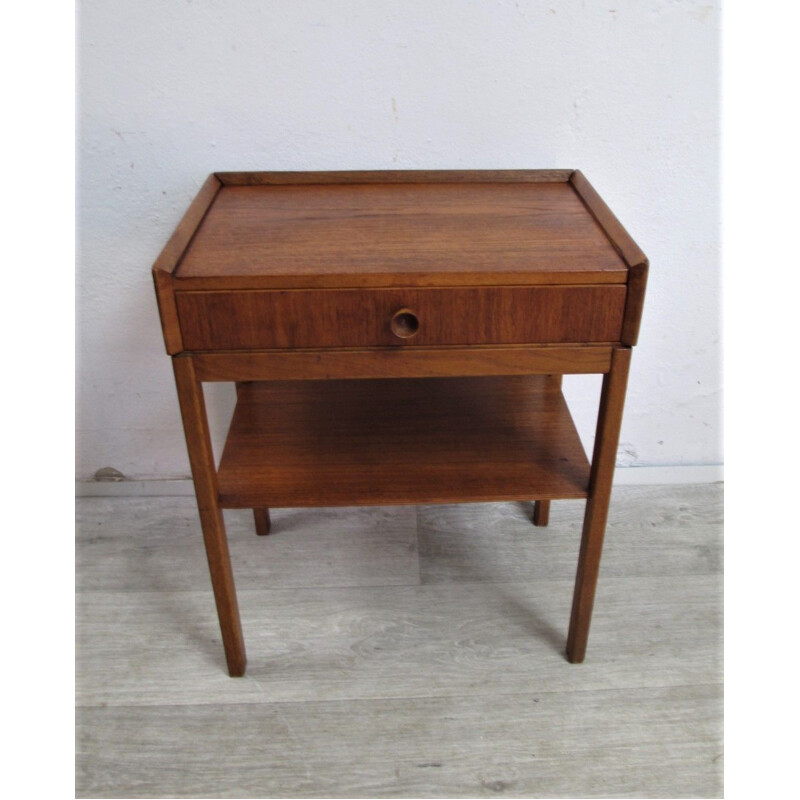 Mid century night stand with drawer, 1970s