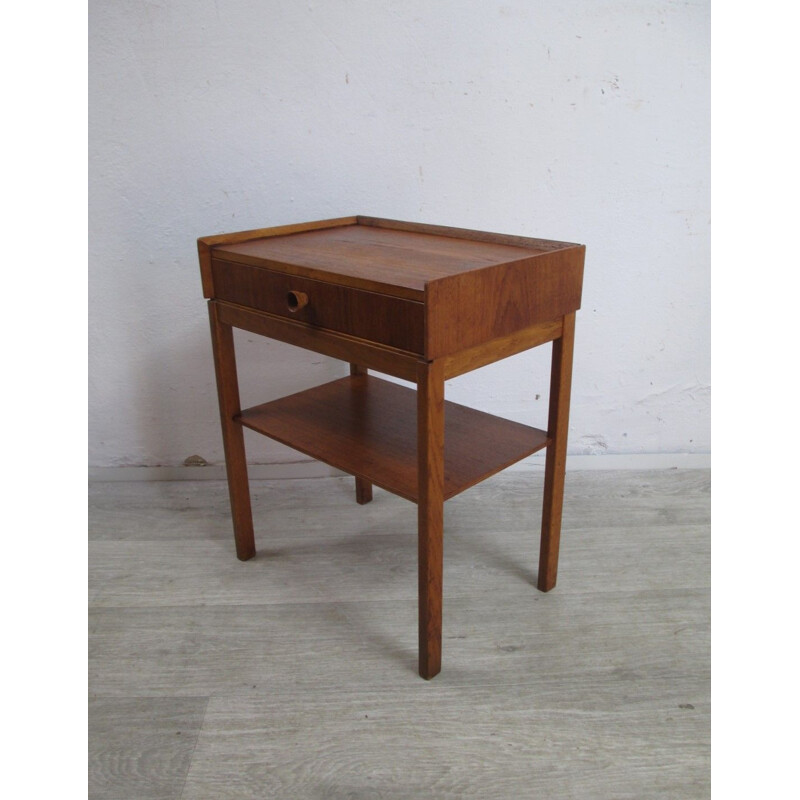 Mid century night stand with drawer, 1970s