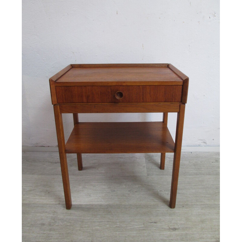 Mid century night stand with drawer, 1970s