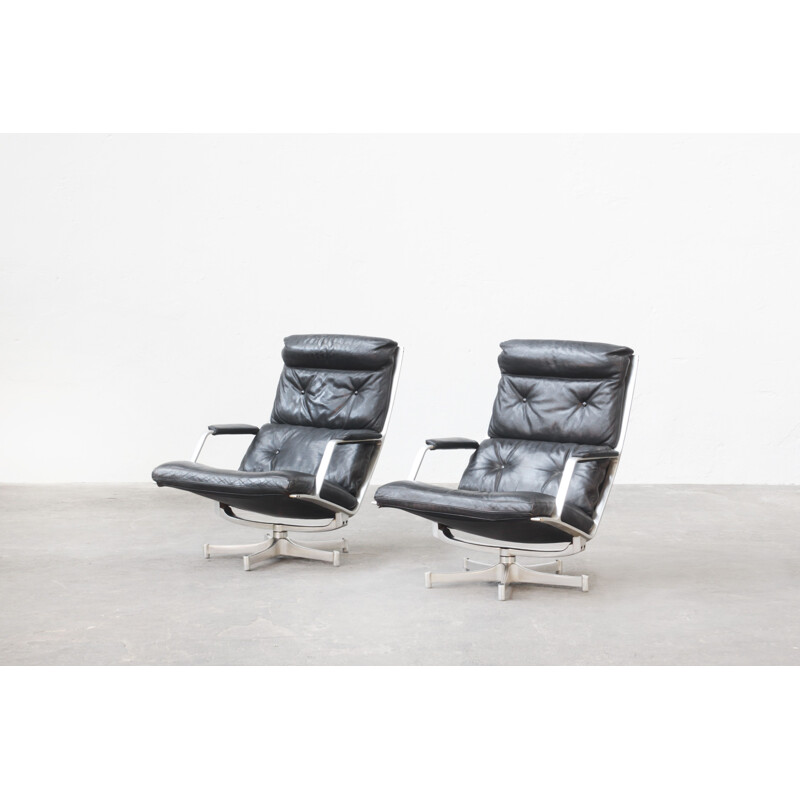 2 lounge chairs with by Fabricius & Kastholm for Kill International, Germany1968