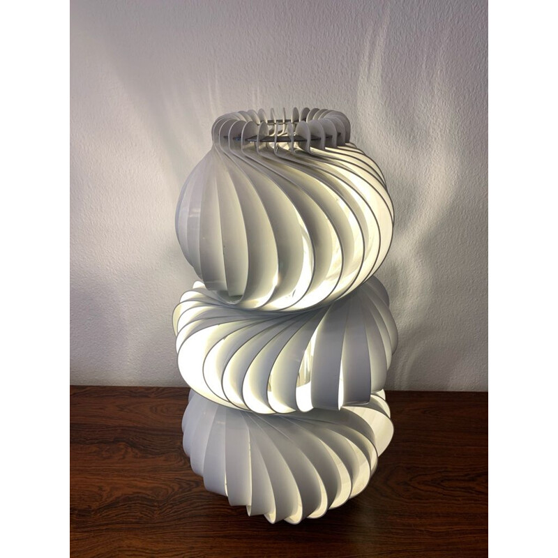 Vintage Medusa spiral lamp by Olaf von Bohr for Ecolight, 1968s