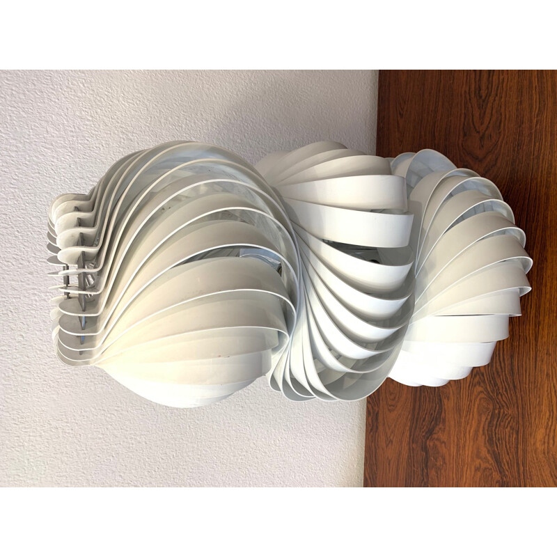 Lampe spirale Medusa vintage par Olaf von Bohr pour Ecolight, 1968