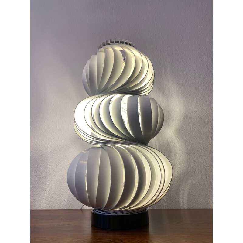 Vintage Medusa spiral lamp by Olaf von Bohr for Ecolight, 1968s