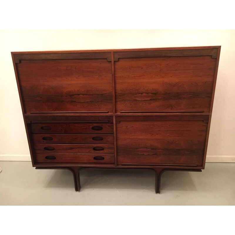 Vintage in Rio rosewood sideboard by Gianfranco Frattini, Italy 1957s