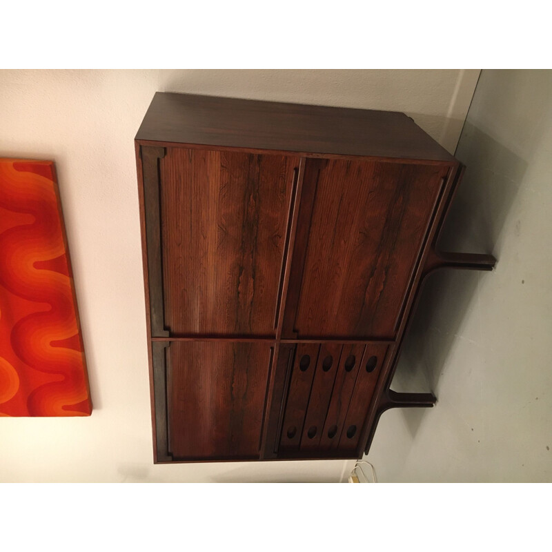 Vintage in Rio rosewood sideboard by Gianfranco Frattini, Italy 1957s