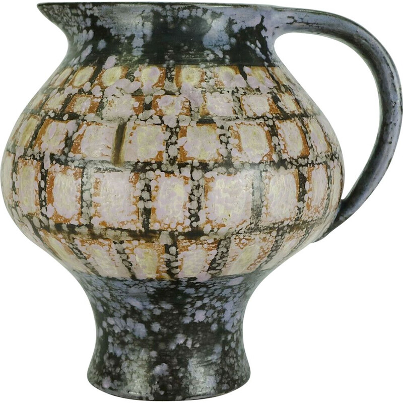Vintage vase jug by Eva Fritz Lindner for Majolika Karlsruhe, 1960s