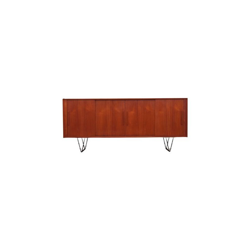 Mid-century teak veneer sideboard, Denmark 1970s