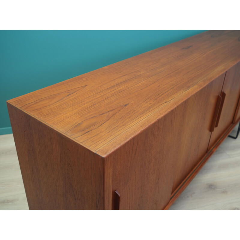 Mid-century teak veneer sideboard, Denmark 1970s