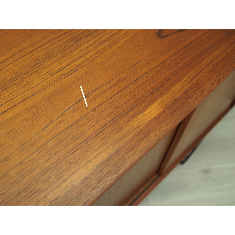 Mid-century teak veneer sideboard, Denmark 1970s