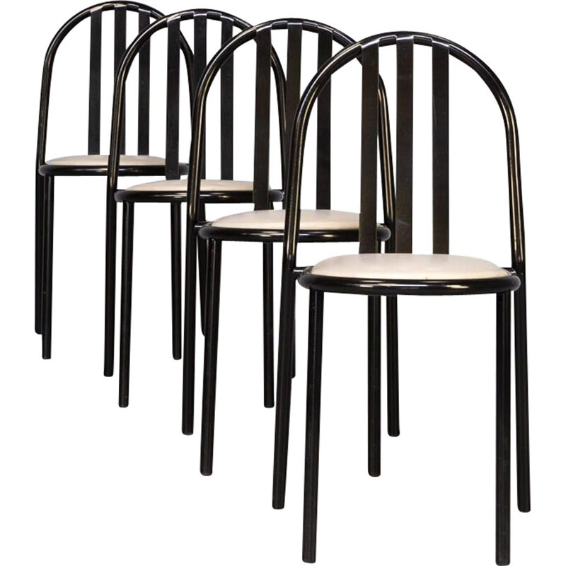 Ensemble de 4 chaises n 222 vintage par Robert Mallet Stevens, 1930