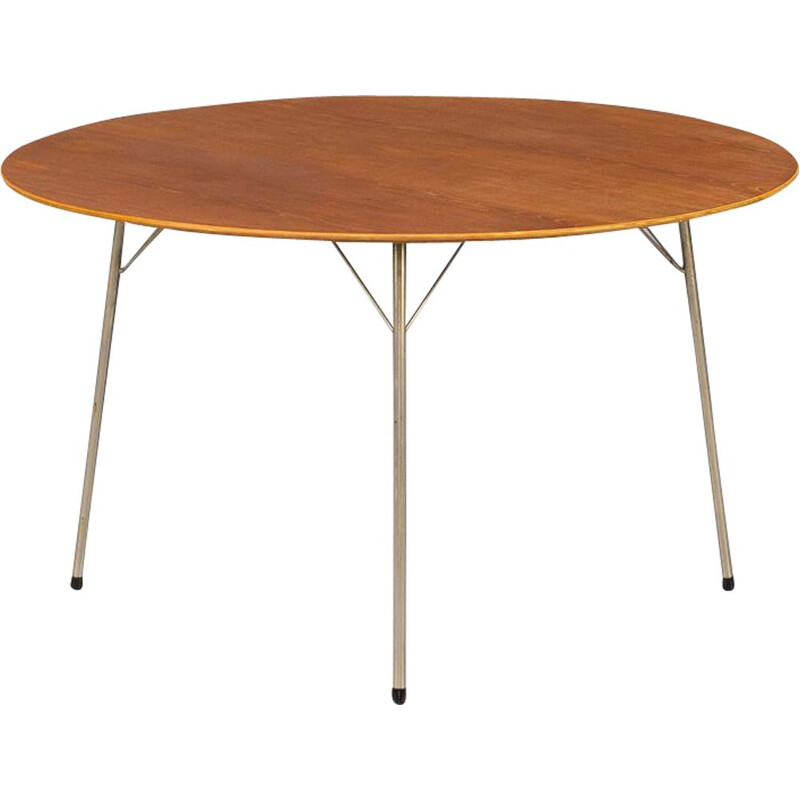 Vintage arne model 3600 dining table by Jacobsen for Fritz Hansen, 1950s