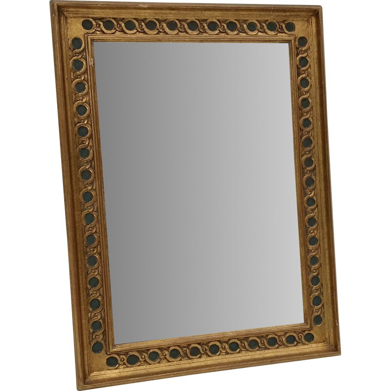 Miroir vintage rectangulaire