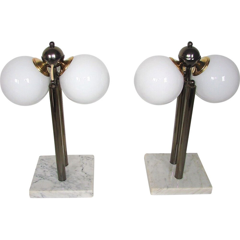 Pair of Kabo vintage table lamps, 1980s