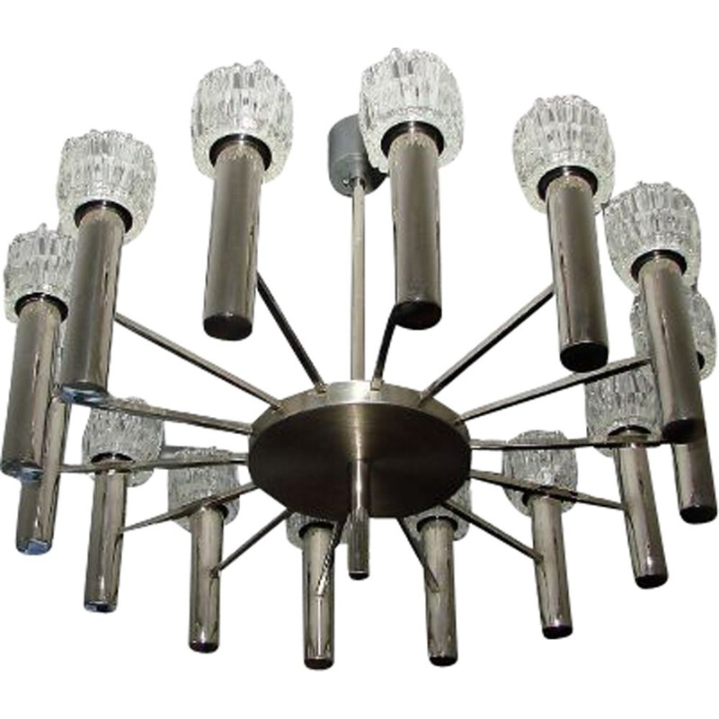 Mid century chandelier by Scolari , 1970s