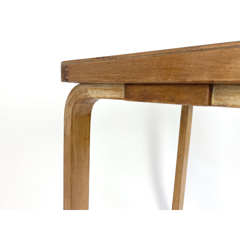 Mid-century small side table by Alvar Aalto for UK by Finmar, 1930s