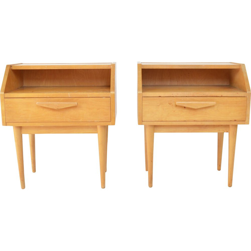 Pair of vintage bedside tables, 1970s