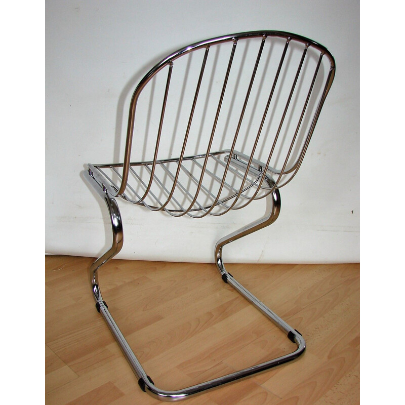 Verchromter Vintage-Stuhl von Gastone Rivaldi für Rima, Italien 1970
