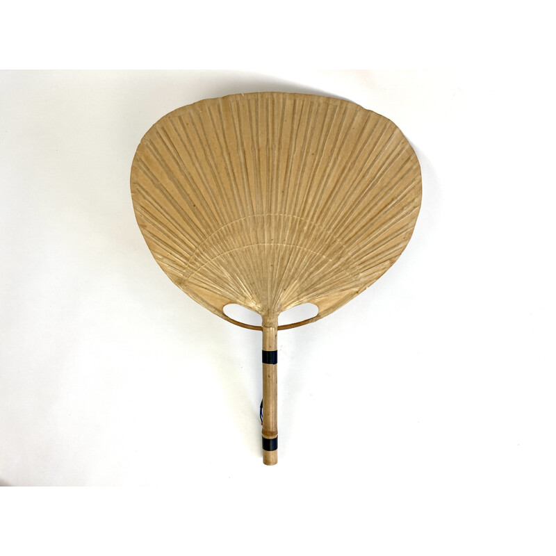 Applique vintage Uchiwa III, par Ingo Maurer pour M-Design, Allemagne 1970