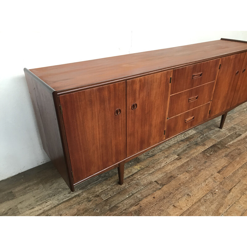 Mid-century scandinavian teak sideboard, 1960s