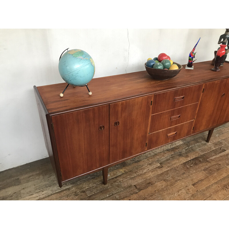 Mid-century scandinavian teak sideboard, 1960s