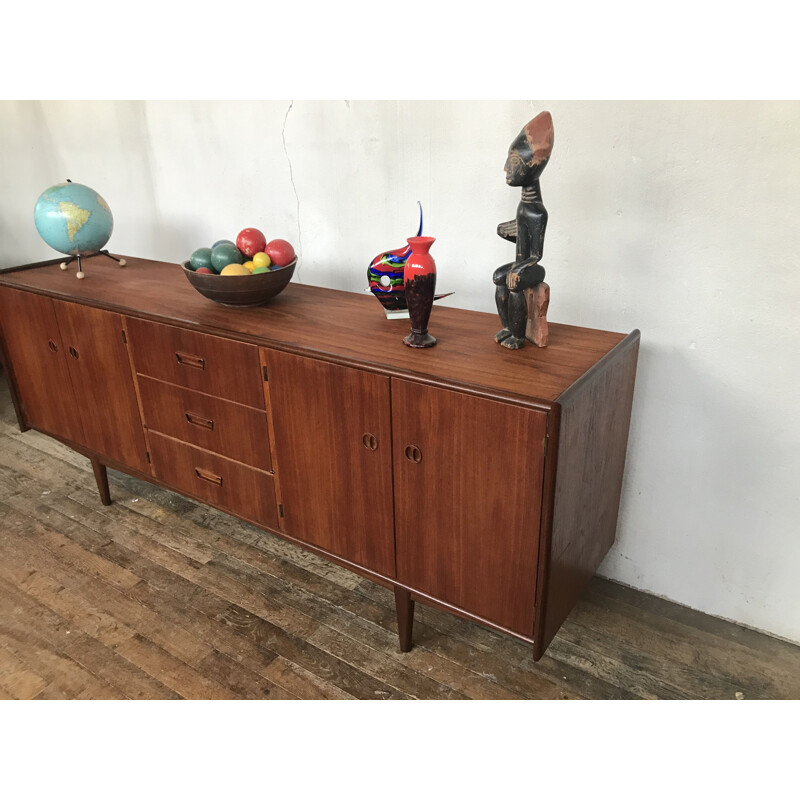 Mid-century scandinavian teak sideboard, 1960s