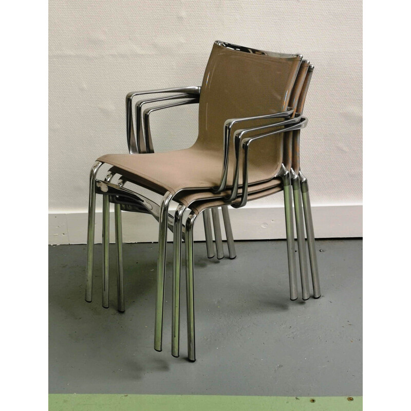 Bigfarme chair with armrests by Alberto Meda for Alias