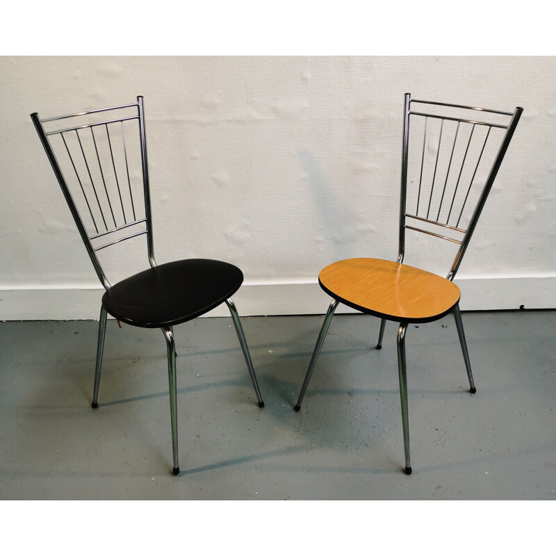 Paire de chaises vintage 1970