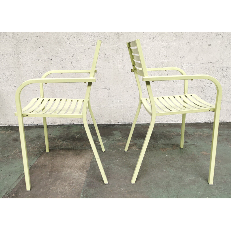 2 vintage garden chairs OMU