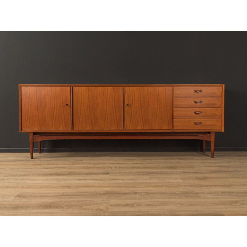 Vintage scandinavian solid wood design sideboard, 1960s