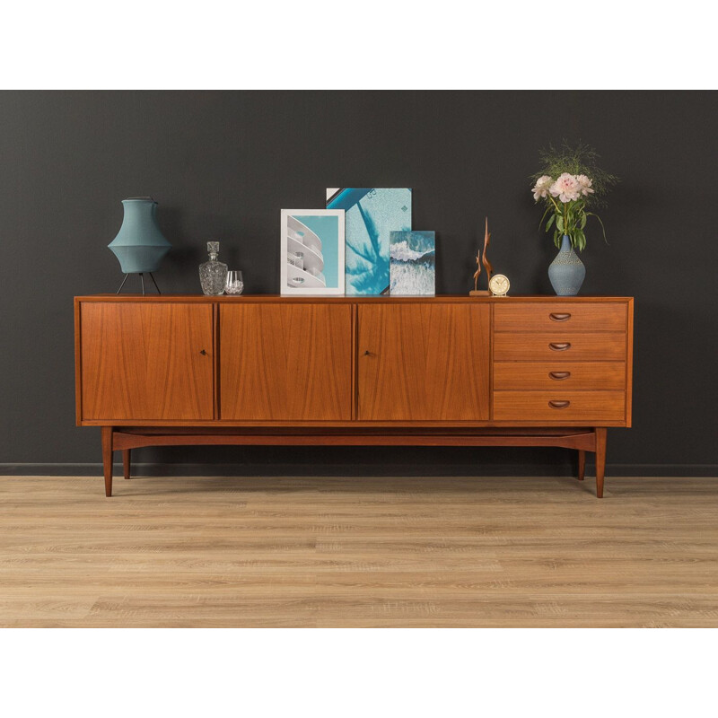 Vintage scandinavian solid wood design sideboard, 1960s