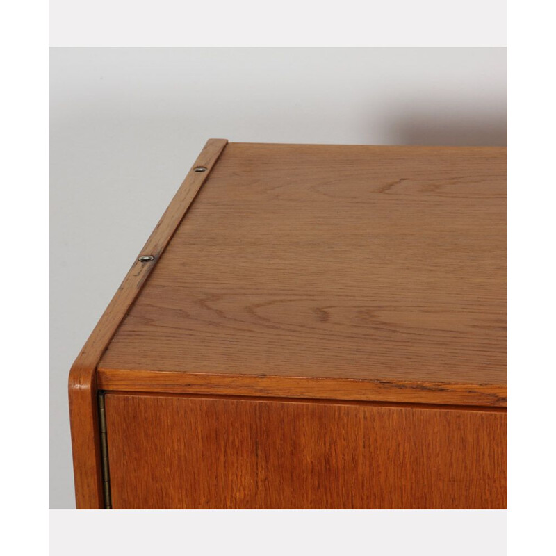 Vintage oak chest of drawers model U458 by Jiri Jiroutek, Czechoslovakia 1960s