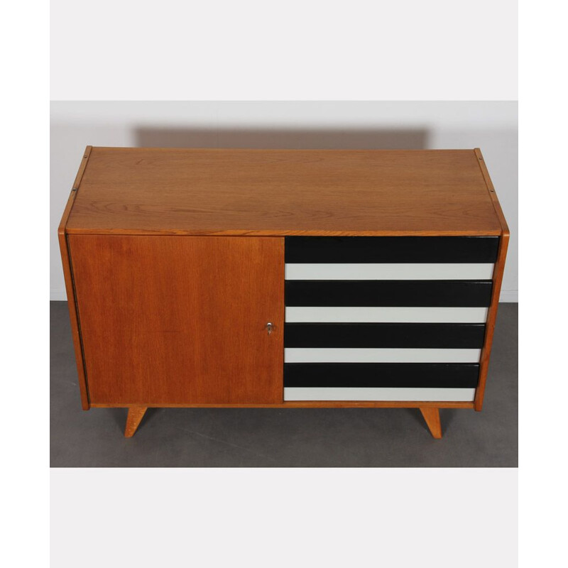 Commode vintage en chêne modèle U458 par Jiri Jiroutek, Tchécoslovaquie 1960