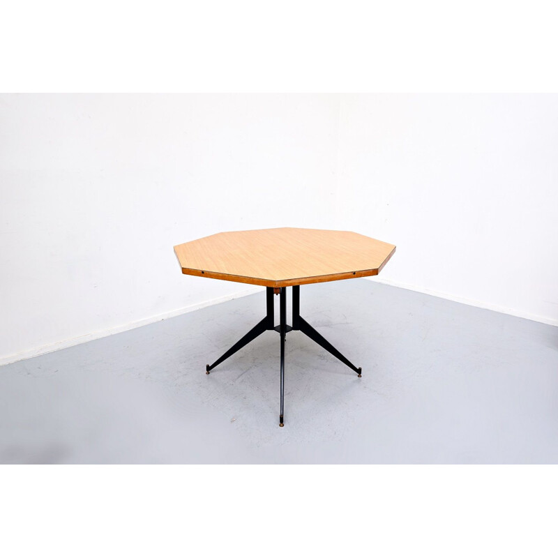 Table à rallonge vintage extensible par Carlo Ratti, 1960