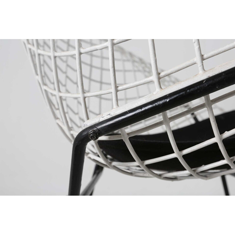 Paire de chaises vintage diamants par Harry Bertoia pour Knoll International