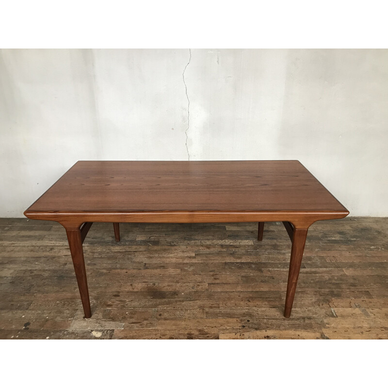 Vintage scandinavian danish teak table by Johannes Andersen for Uldum Mobelfabrik, 1960s