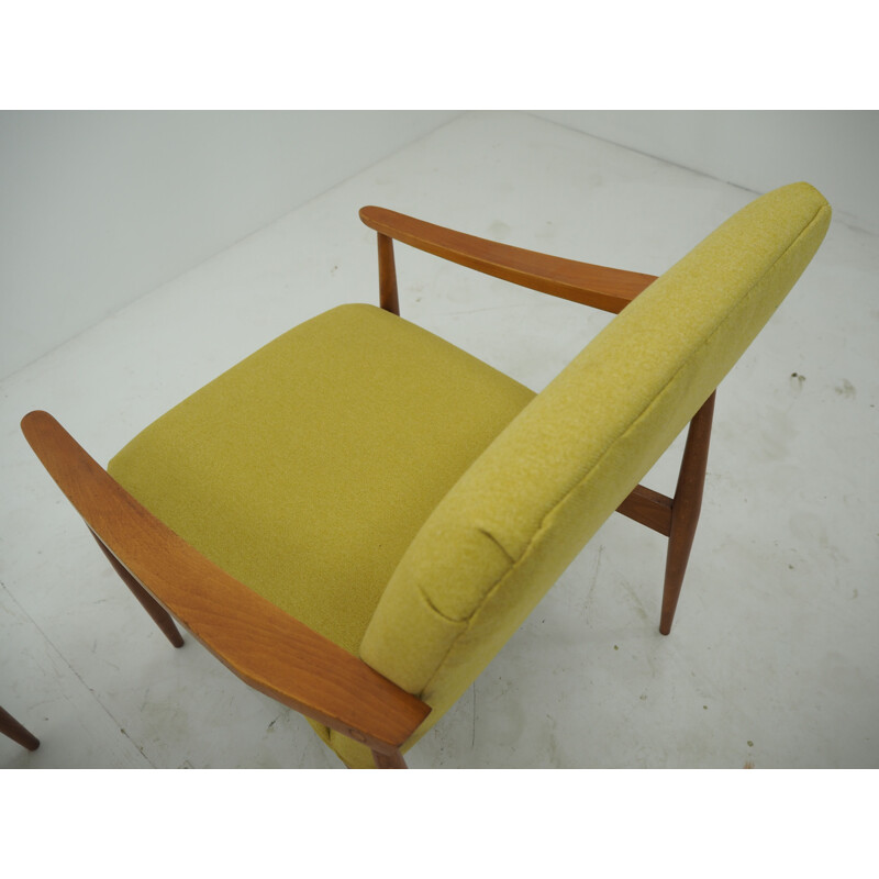 Pair of midcentury armchairs, Czechoslovakia 1960s