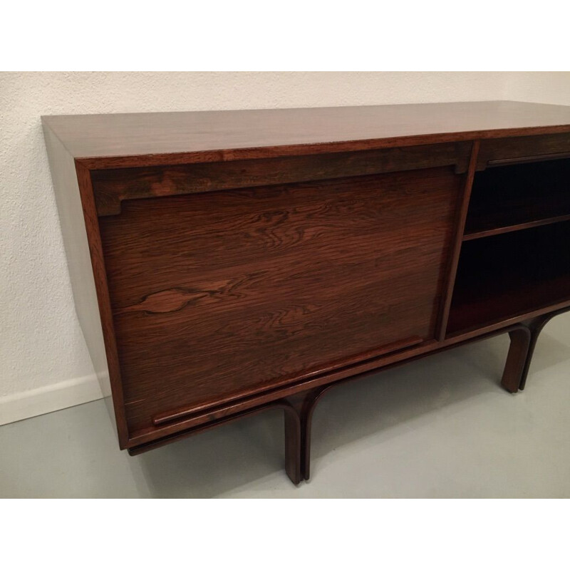 Vintage palissander dressoir van Gianfranco Frattini, Italië 1957