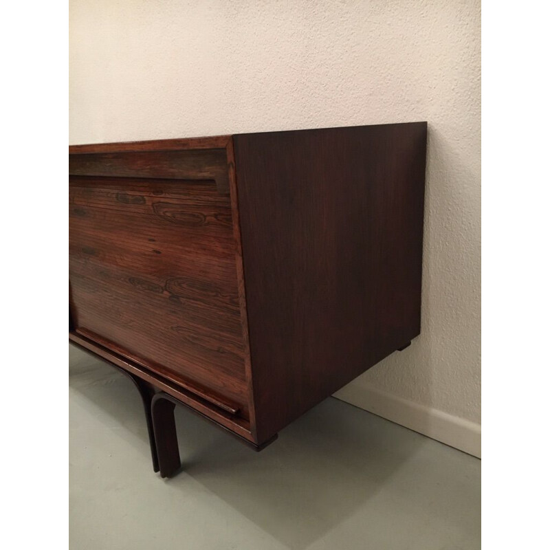 Vintage palissander dressoir van Gianfranco Frattini, Italië 1957