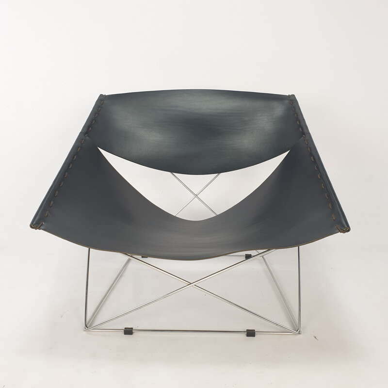 Mid-century F675 Butterfly lounge chair by Pierre Paulin for Artifort, Holland 1980s