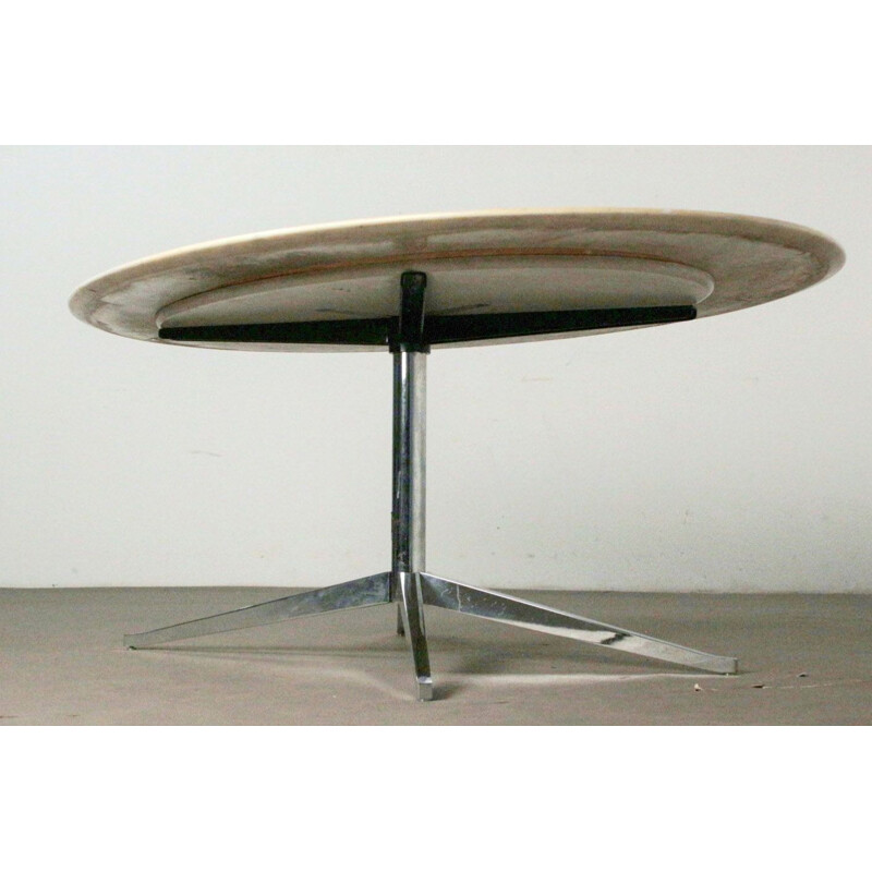 Mid-century Florence Knoll Calacatta marble table, 1960