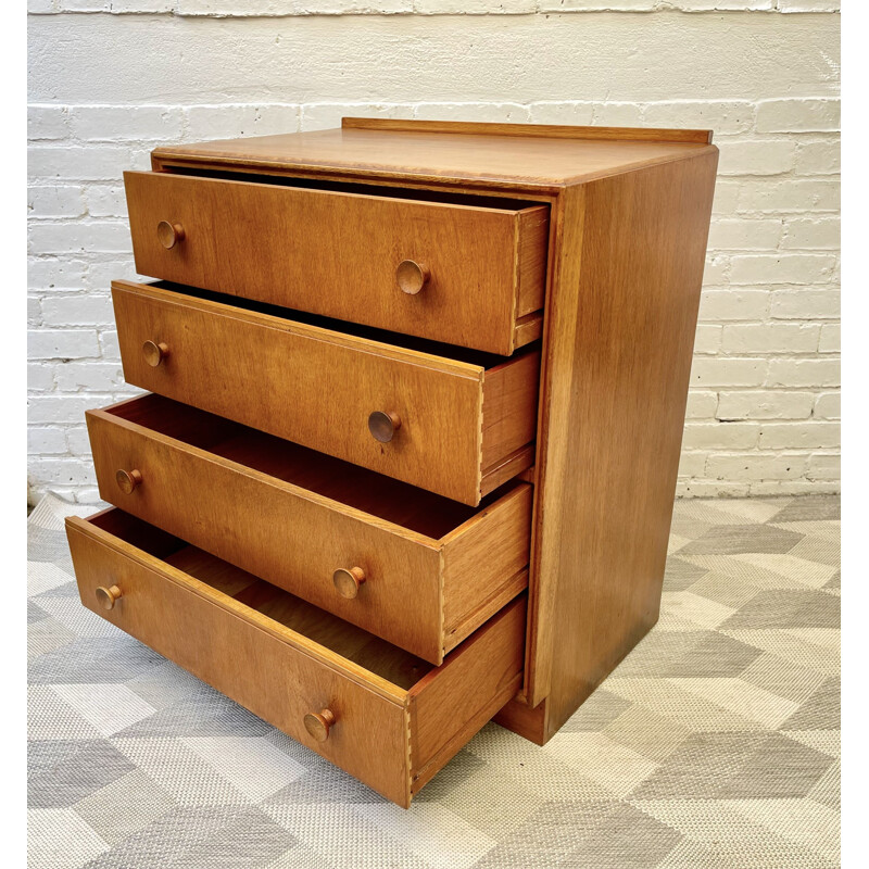 Vintage chest of bedroom drawers by Meredew, 1960's