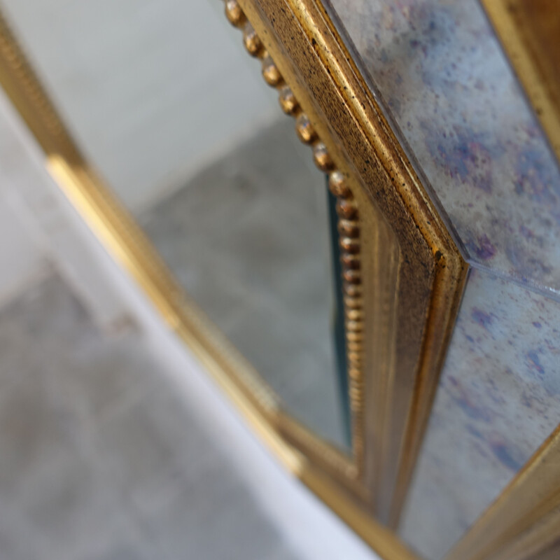 Vintage Regency mirror by Deknudt 1970's